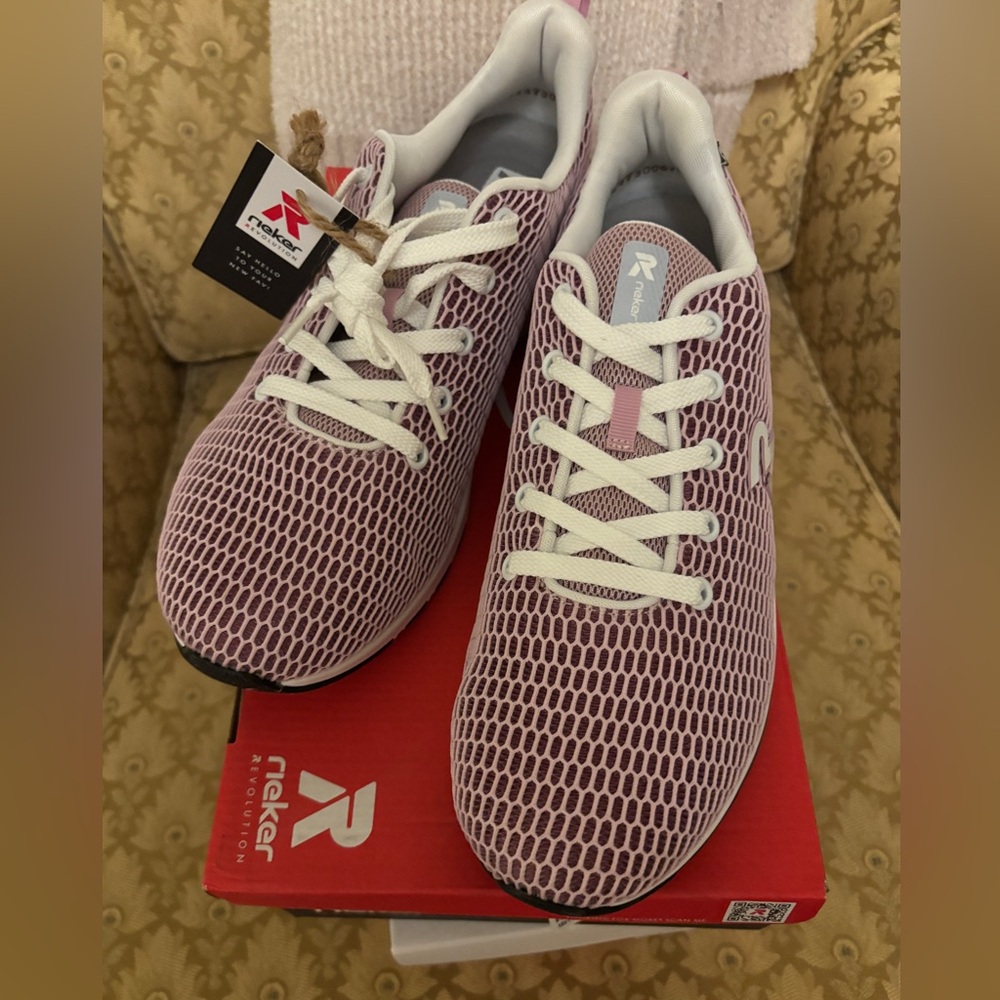 Rieker Athina 03 Lavender Beere Sneakers Size 42